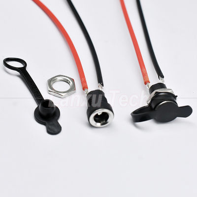 comprar Painel de parafuso à prova d'água Monte Soquete de alimentação DC 5.5x2.1mm Jack Cabos online manufacture