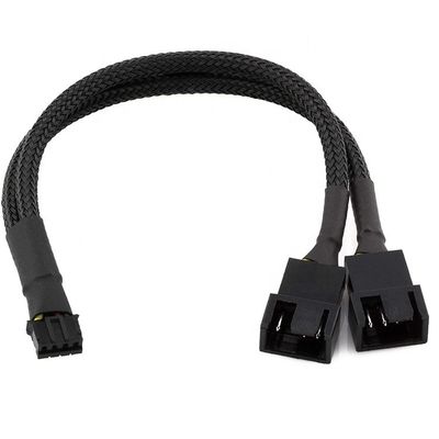 comprar placa-mãe CPU 4 PIN Conector PC Case Controle de temperatura Fano de resfriamento Y Splitter Extensão PWM cabo online manufacture