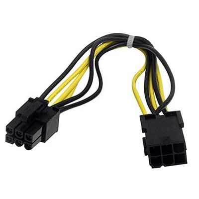 comprar PCI-E 6 Pins para 6 Pins GPU ATX de vídeo gráfico de macho para fêmea PCIE PCI Express cabo de alimentação online manufacture