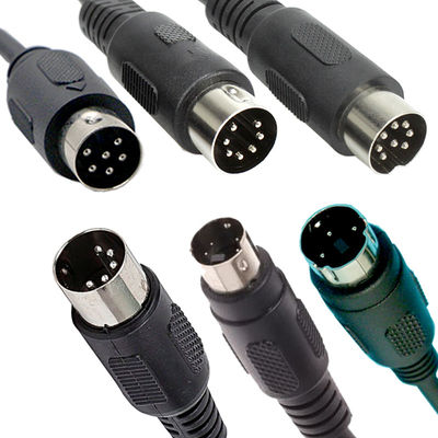 comprar OEM Factory S Video Audio Shield Homem para Homem Fêmea 3 4 5 6 7 8 9 10 13 PIN MIDI DIN cabo de extensão online manufacture