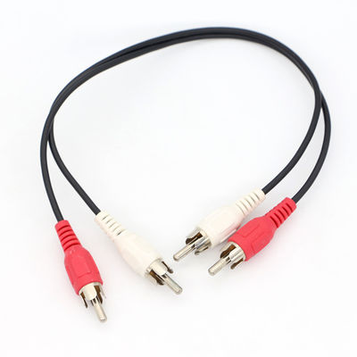 comprar High End Audio Video TV Y Splitter 2 RCA macho para 2 RCA macho cabo de áudio e vídeo online manufacture