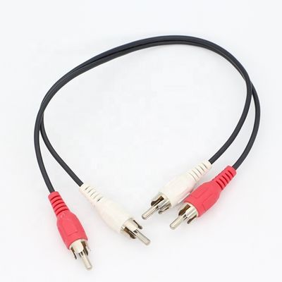 comprar CUSTOM M 2M 3M TV Y Splitter 2 RCA macho para 2 RCA macho cabo de áudio e vídeo online manufacture