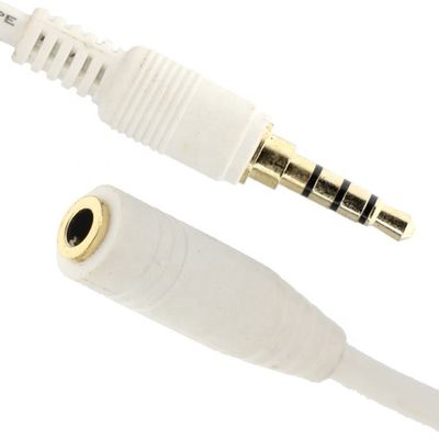 comprar 1m 2m 3m 3.5mm 4 Poles TRRS Jack masculino para 3.5mm TRRS Feminino Stereo Aux Audio Extension Cable online manufacture