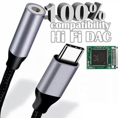 comprar Hifi DAC USB Tipo C para 3.5mm Jack de fones de ouvido Adaptador de áudio para Samsung Huawei Oneplus Meizu Google Oneplus online manufacture