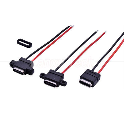 comprar Cable de fio de tomada de tomada feminina USB tipo C soldeiro à prova d'água para impressora de laptop online manufacture