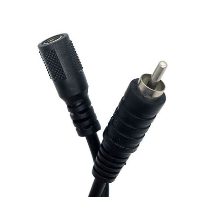 comprar RCA Homem para DC 5.5x2.1 5.5x2.5 3.5x1.35mm Fêmea Plug Barrel Jack Pedal 12V DC Power Cable online manufacture