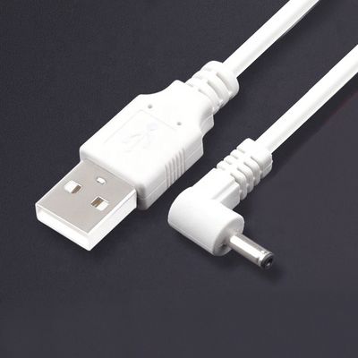 comprar Ângulo de 90 graus personalizado 1m USB para DC macho 3.5x1.35mm cabo de extensão de energia online manufacture