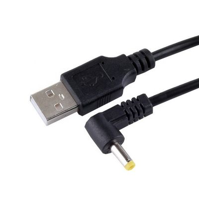 comprar Ângulo de 90 graus Forma L 1m USB para DC Macho 4.0x1.7mm cabo de carregador de extensão online manufacture