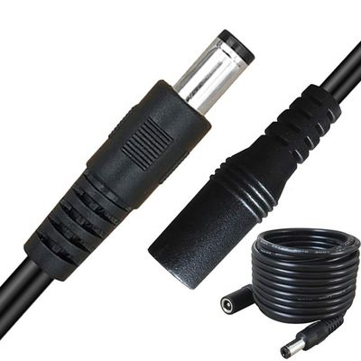 comprar 1M 2M 3M Homem para Mulher 5.5X2.1mm Jack DC Cable de Carregador de Extensão de Fornecimento de Energia para Câmera de CCTV online manufacture
