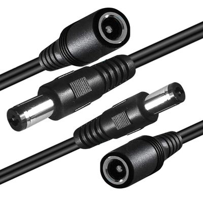 comprar Masculino para Feminino 5.52x1 5.5x2.5 3.5x1.35 4.0x1.7mm Cable de Extensão de Potência CC para CCTV Camera LED Light online manufacture