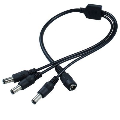 comprar 1 entrada para 3 saída 1 feminina para 3 masculina 5.5x2.1 mm DC Power Supply Splitter Cable para CCTV Led Strip online manufacture