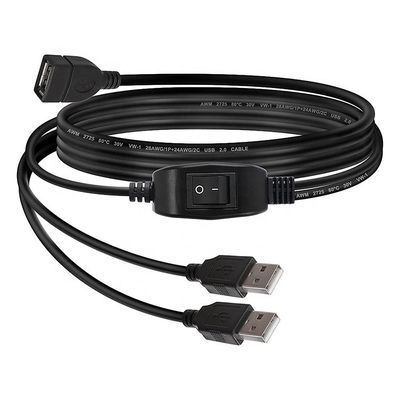 comprar 1 Mulher para 2 Dois Homens USB Y Splitter Impressora Compartilhamento de Comutador Cable para Impressora Scanner Speaker Mouse de teclado online manufacture