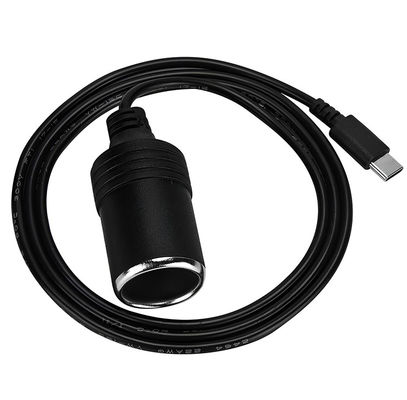 comprar PD Carregamento 12v Saída USB Tipo C Homem para Cigarro Lighter Fêmea Socket Plug Adaptador de Energia Cable para carro online manufacture
