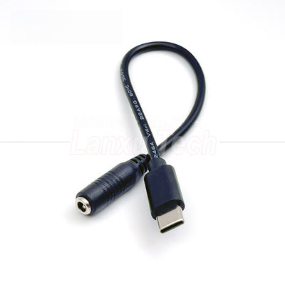 comprar 5V Tipo C para DC 3.5x1.35mm 5.5x2.1mm Cable de extensão de carregamento de energia para ventilador de lâmpada de escritório LED online manufacture