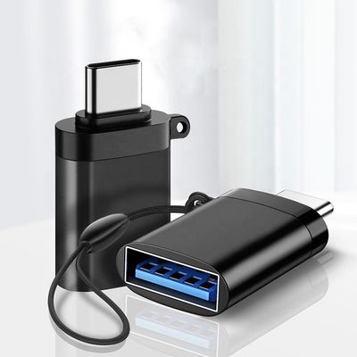 comprar Alta compatibilidade Mini Lanyard Shell Metal OTG Tipo C 3.1 Homem para USB 3.0 Adaptador Feminino online manufacture