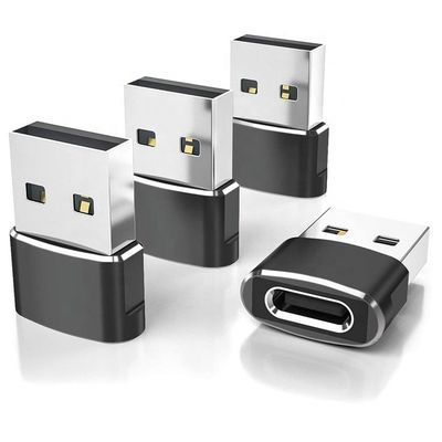 comprar Multicolor Metal Shell USB Tipo C Adaptador de Mulher para USB Homem online manufacture
