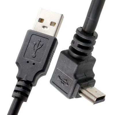 comprar OEM Direita esquerda para cima para baixo ângulo de 90 graus MINI cabo USB para PS3 controlador MP3 câmera online manufacture