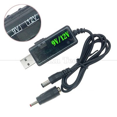 comprar 1m Drok 5V USB para aumentar 9V 12V Step Up Multi Output DC Converter Cable para Modem Router online manufacture