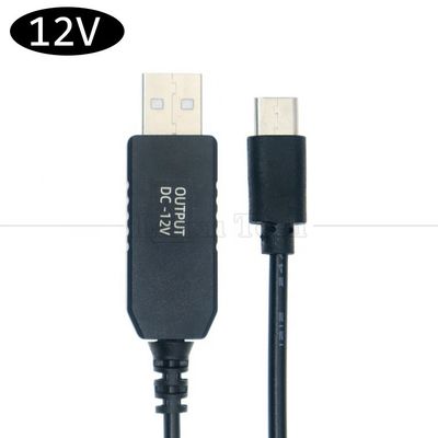 comprar Conversor de reforço de 1m de alta qualidade de 5v para 12v USB para USB Tipo C Cabo de carregador de energia para esteiras leves online manufacture