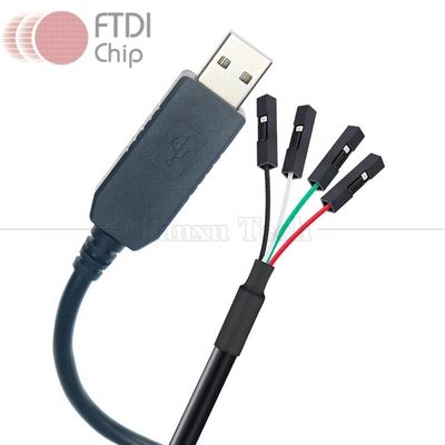 comprar FTDI FT232 de alta qualidade Uart USB para TTL cabo serial com 4p Dupont conector para Arduino Raspberry Pi online manufacture