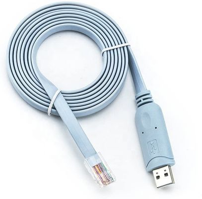 comprar Plug and Play de alta qualidade WIN10 FTDI USB para RJ45 Rollover Console Cable para Cisco Router Switch online manufacture
