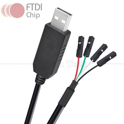 comprar Alta compatibilidade WIN7 10 FTDI FT232 5V 3.3V USB para Uart TTL cabo serial para Raspberry Pi online manufacture