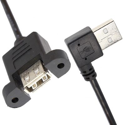 comprar Cable de extensão USB de montagem de painel de parafuso de homem para mulher online manufacture