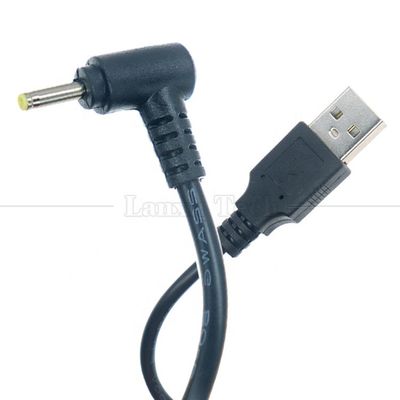 comprar 90 graus ângulo direito USB A masculino para DC 2.5x0.7mm Jack de barril macho cabo de carregador para roteador tablet online manufacture