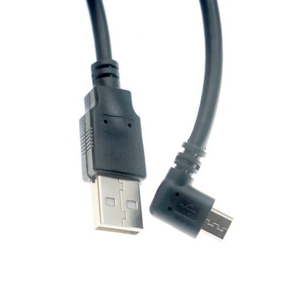 comprar Esquerda direita para cima para baixo ângulo 1M 2M 3M 5M carregamento de dados 90 graus Micro para USB cabo online manufacture