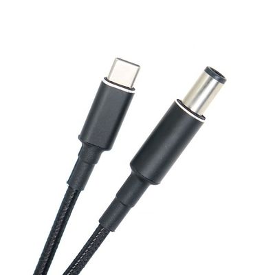 comprar 100W 20V 5A PD Carregador USB durável trançado Tipo C para DC 7.4x5.0mm cabo para laptop online manufacture
