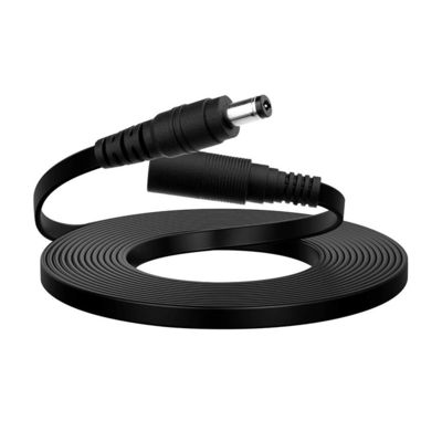 1m 3m 5m 12V Homem para Homem Fêmea Flat DC 5.5x2.1mm 5.5x2.5mm 3.5x1.35mm Jack de barril cabo de extensão de energia para CCTV câmera LED