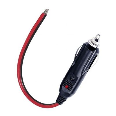 12V 24V 15A fusível auto cigarro isqueiro macho pluguem com fio de lata de chumbo