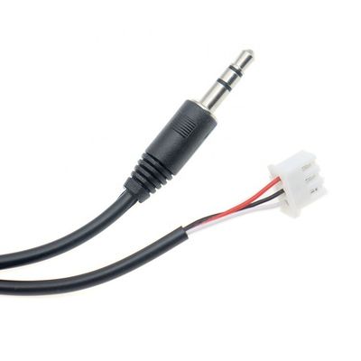 Jack de áudio TRS de 3,5 mm personalizado para cabo de conector JST XH 3 pin