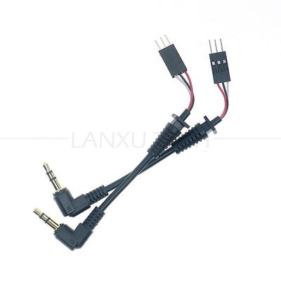 Customization OEM 3.5mm TRS TRRS Jack de áudio para cabo de conector Dupont