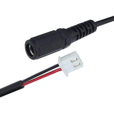 Personalização DC 5.5x2.1mm 5.5x2.5mm 3.5x1.35mm 4.0x1.7mm Bareel Jack Plug para JST XH PH SH VH MX Conector Cable