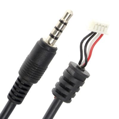 Fabrica personalizada 1M 2M 3M 3.5mm TRRS Audio DC Jack para JST 2.0mm 2.54mm Pitch Assembly Cable