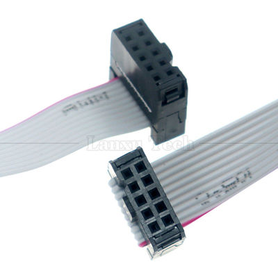 Mulher para Mulher 10 PIN 1,27mm Pitch IDC 2,54mm Conector GPIO Cable de fio de fita plana cinza para discos rígidos CD Raspberry Pi