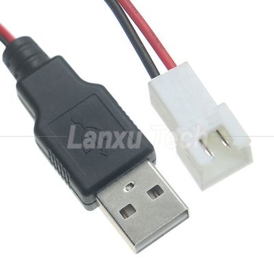USB Tipo A Macho para JST XH 2.54 Pitch 2 Pin Female Socket Cable