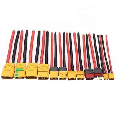 12AWG 16AWG 100mm 150mm 200mm XT30U XT60 XT60H XT90 Conector macho Fêmea para fios nus Arnês de cabo final para bateria de motor Fpv