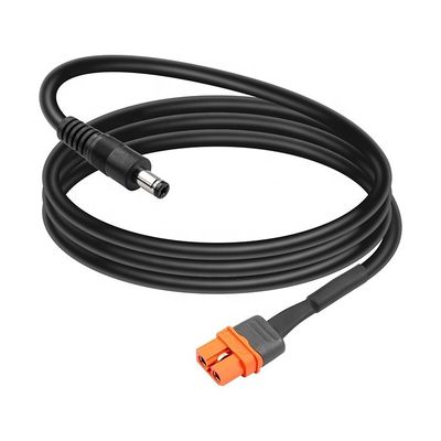 DC 5.5x2.1mm 5.5x2.5mm Plug Jack de barril masculino para XT60 Conector de bateria Cabo de fio para painel solar FPV