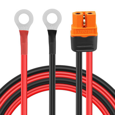 12AWG Silicon Wire XT60 XT60H Macho Fêmea para O Ring Terminal Cable para RC Avião Carros de brinquedo Lipo Bateria FPV Drone de corrida