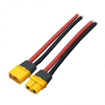 12AWG 100mm 150mm Silicon Wire XT60 XT60H XT60U Conector Homem Fêmea Cabos de conecção para bateria FPV