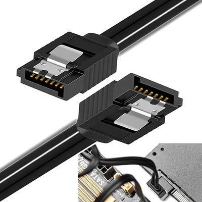 Alta Velocidade 6Gbps 8pin Data Charging Sata III 3.0 cabo de extensão de energia para disco rígido HDD SSD