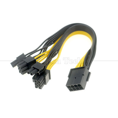 PCIe 8 Pin Macho para Dual 8 Pin Feminino PCI Express Graphics Video Card GPU Splitter Power Adapter Cable