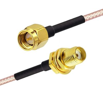 Conectores de adaptador de RF de montagem masculina para SMA