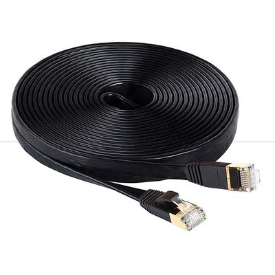 1M 3M 5M 10M UTP FTP Escudo Cat5 Cat5e Cat6 Ca6a Cat7 RJ45 Cabo Patch Ethernet Plano