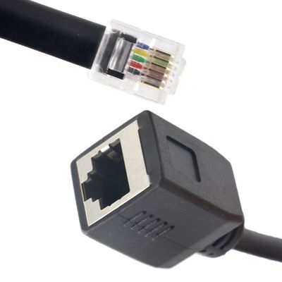 Personalização Cabo de extensão de rede Ethernet de macho para fêmea Cat5 Cat5e Cat6 Cat7 8P8C RJ45 8p8c