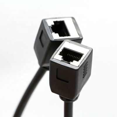 Personalização 1M 2M 8P8C RJ45 Fêmea para RJ45 Fêmea Socket Lan Network Ethernet Cable