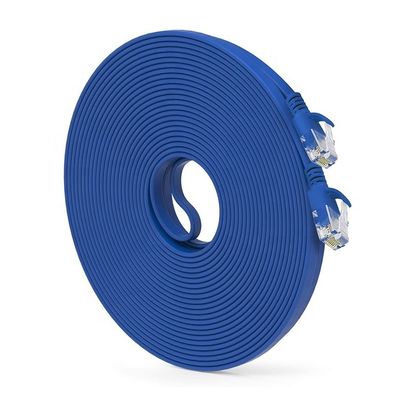 UTP STP Industrial Cat5 Cat5e Cat6 Cat7 Flat RJ45 Patch Cord Network Lan Ethernet Extension Cable para Router