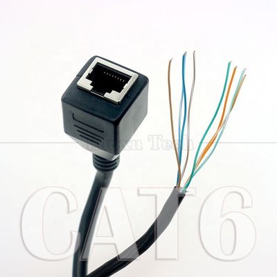 Ethernet de rede de alta qualidade Cta6 26AWG RJ45 8p8c Soquete feminino para abrir Cabos descartáveis de acabamento